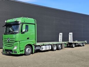 Mercedes-Benz ACTROS 2551 6x2-4 + 3 ACHSEN ANHANGER / MACHINE TRANSPORT auto vedējs