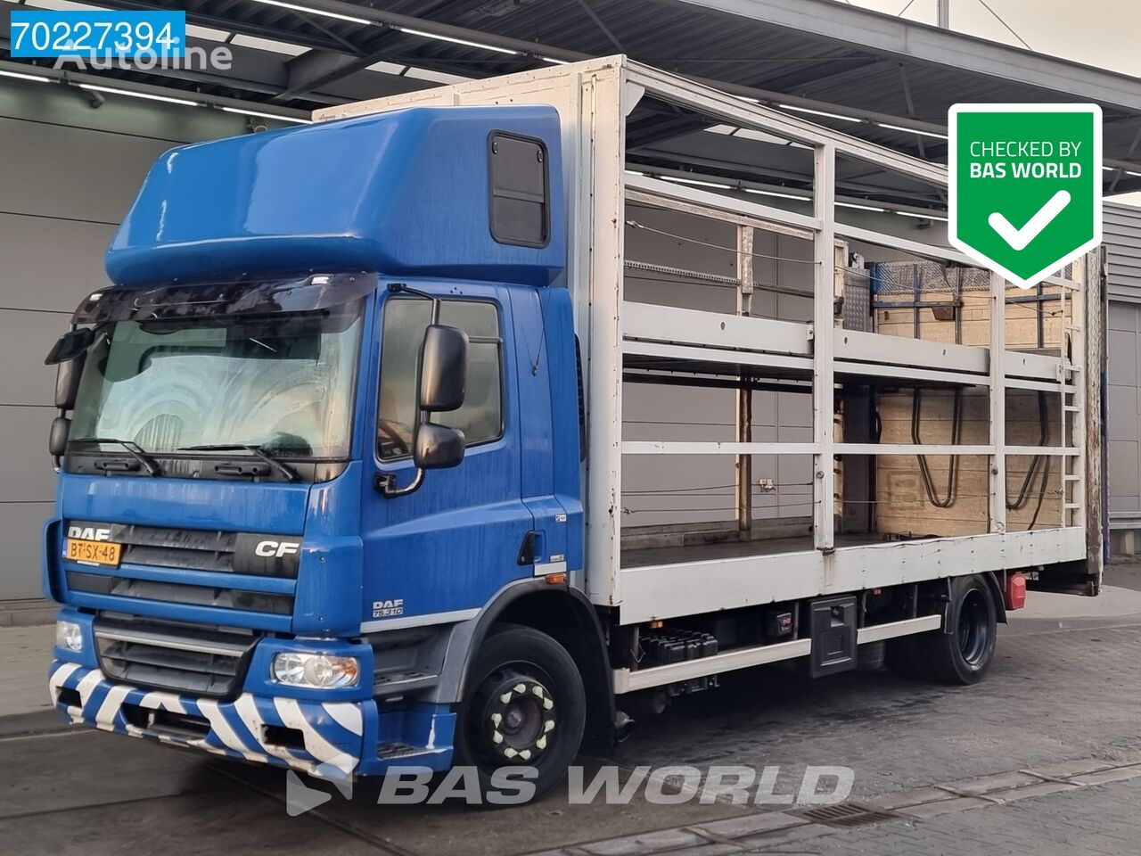 бортовой грузовик DAF CF75.310 4X2 20.5tons NL-Truck Ladebordwand winch Euro 5
