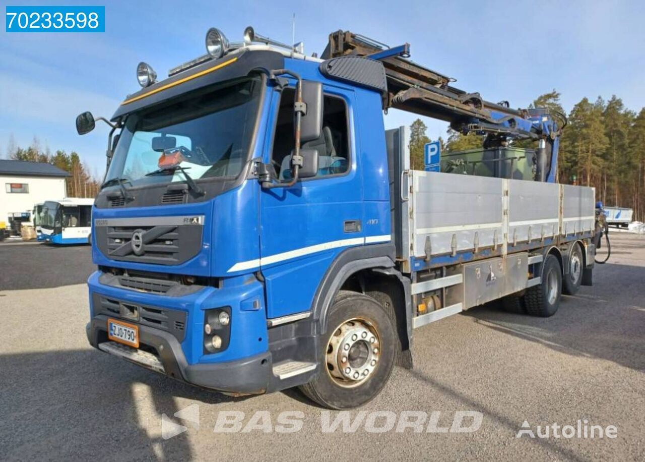 бортовой грузовик Volvo FMX 410 6X2 Atlas 240.2E kran crane Manual Liftachse Euro 5