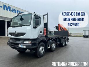 Renault KERAX 430 DXi 8X4 GRUA PALFINGER PK23500 bortu kravas automašīna