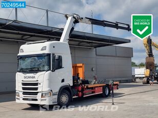 Scania R450 4X2 HMF 2620K Kran Crane Retarder ACC Euro 6 bortu kravas automašīna