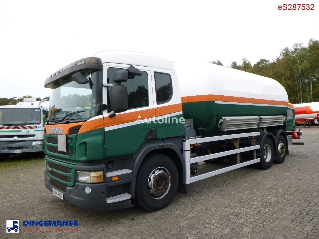 Scania P320 6X2 RHD Argon gas tank 16 m3 gāzes vedējs