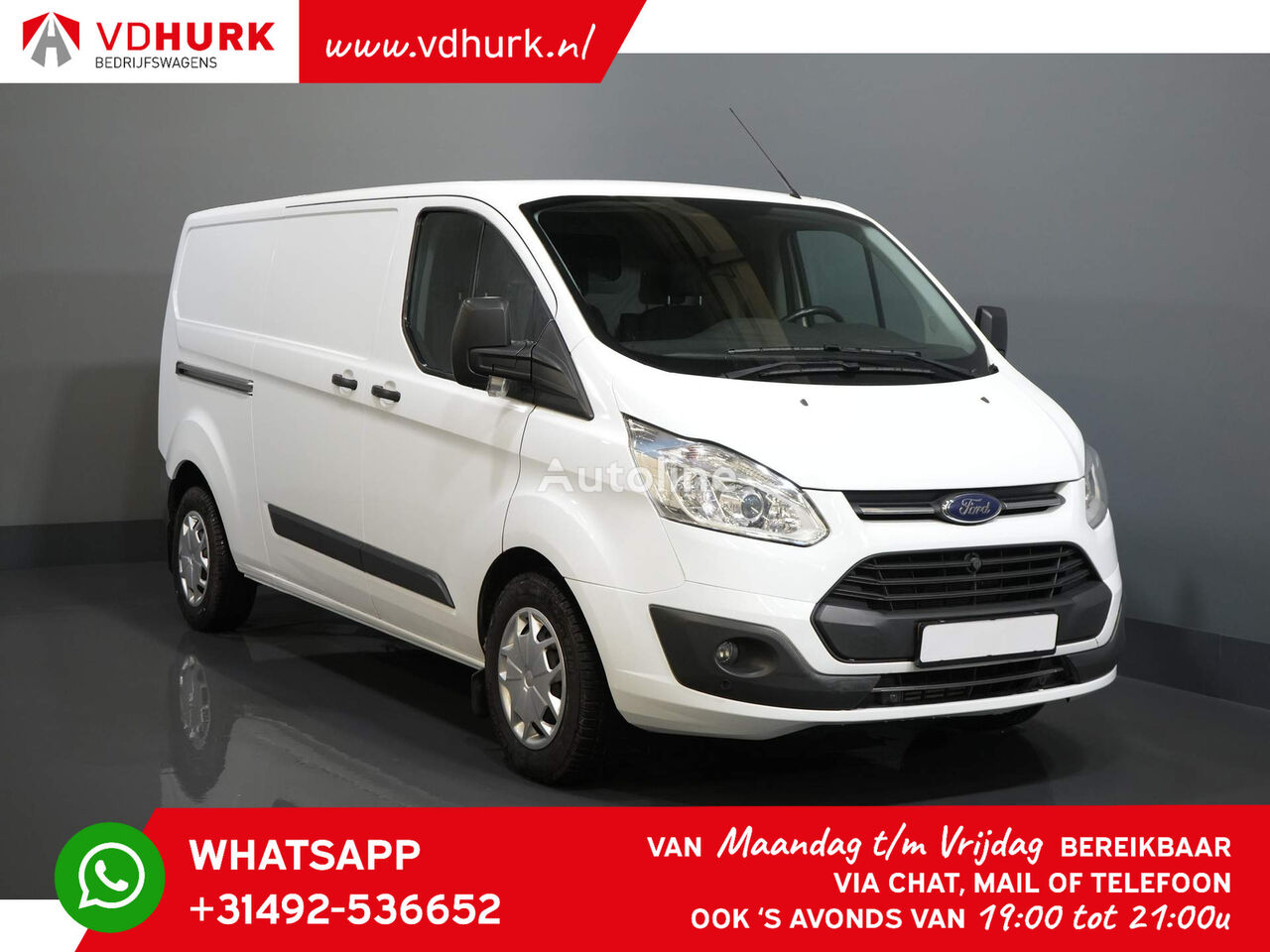 микроавтобус фургон Ford Transit Custom 320 L2 2.0 TDCI Aut. 130 pk 2x Schuifdeur/ Cruise