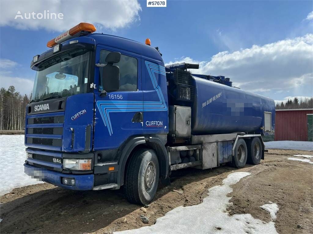 Купить ассенизатор Scania R124 G 6x4 Combi truck, suction truck Швеция  Norrbotten, DY40134