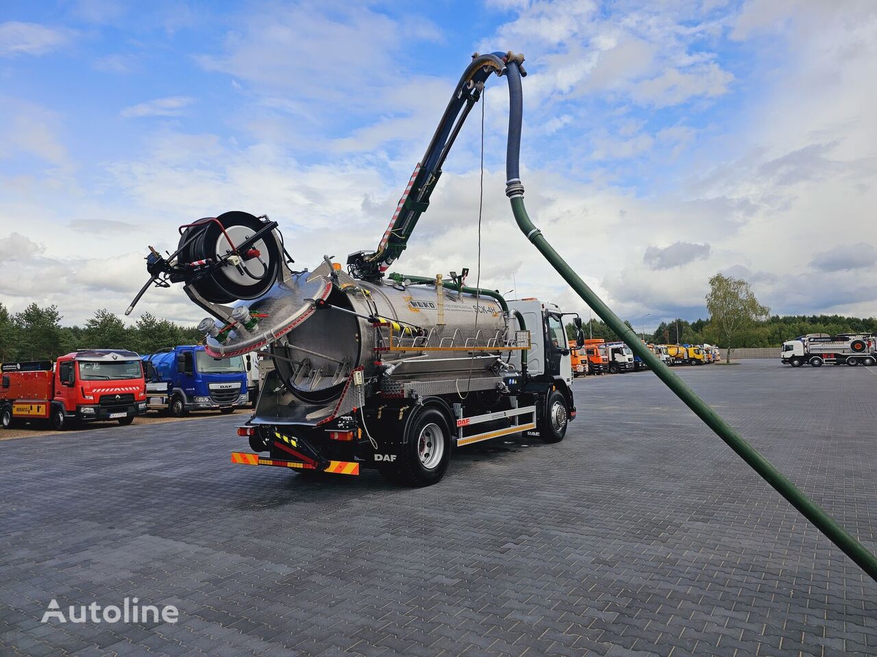 DAF WUKO SCK-4HW for collecting waste liquid separators kanālu skalošanas mašīna