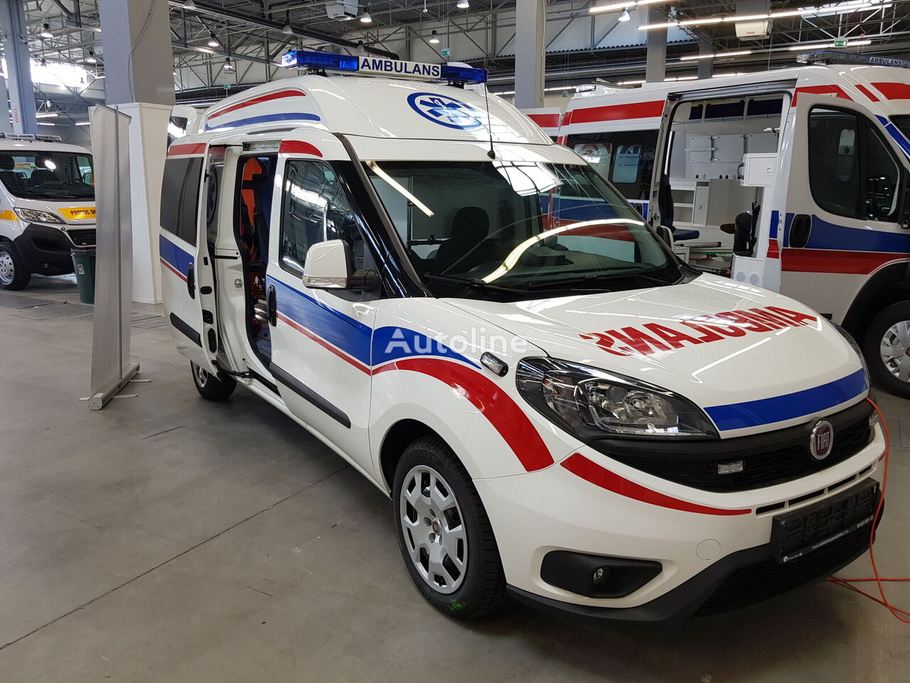 jauns FIAT Doblo 1.6 SX L2H2 ambulans mikroautobuss ātrās palīdzības mašīna