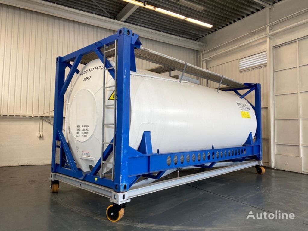 Tank Tanktainer Container 21000 liter liter Consani 21 m3 20 ft 20 pēdu tank konteiners