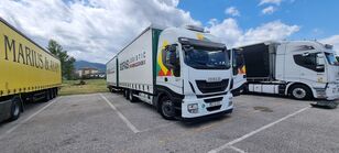 IVECO STRALIS kravas automašīna ar aizkariem + tirdzniecības piekabe