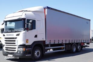 Scania  G 320 Curtain side + tail lift 6x2 kravas automašīna ar aizkariem