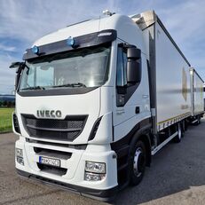 IVECO STRALIS 460 EEV JUMBO 120m3 kravas automašīna ar tentu + kravas kaste ar tentu piekabe