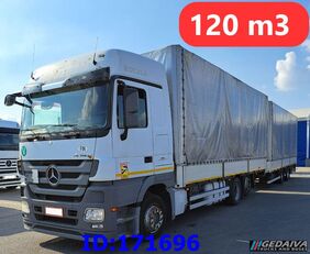 Mercedes-Benz Actros 2541 6x2 Euro5 kravas automašīna ar tentu + kravas kaste ar tentu piekabe