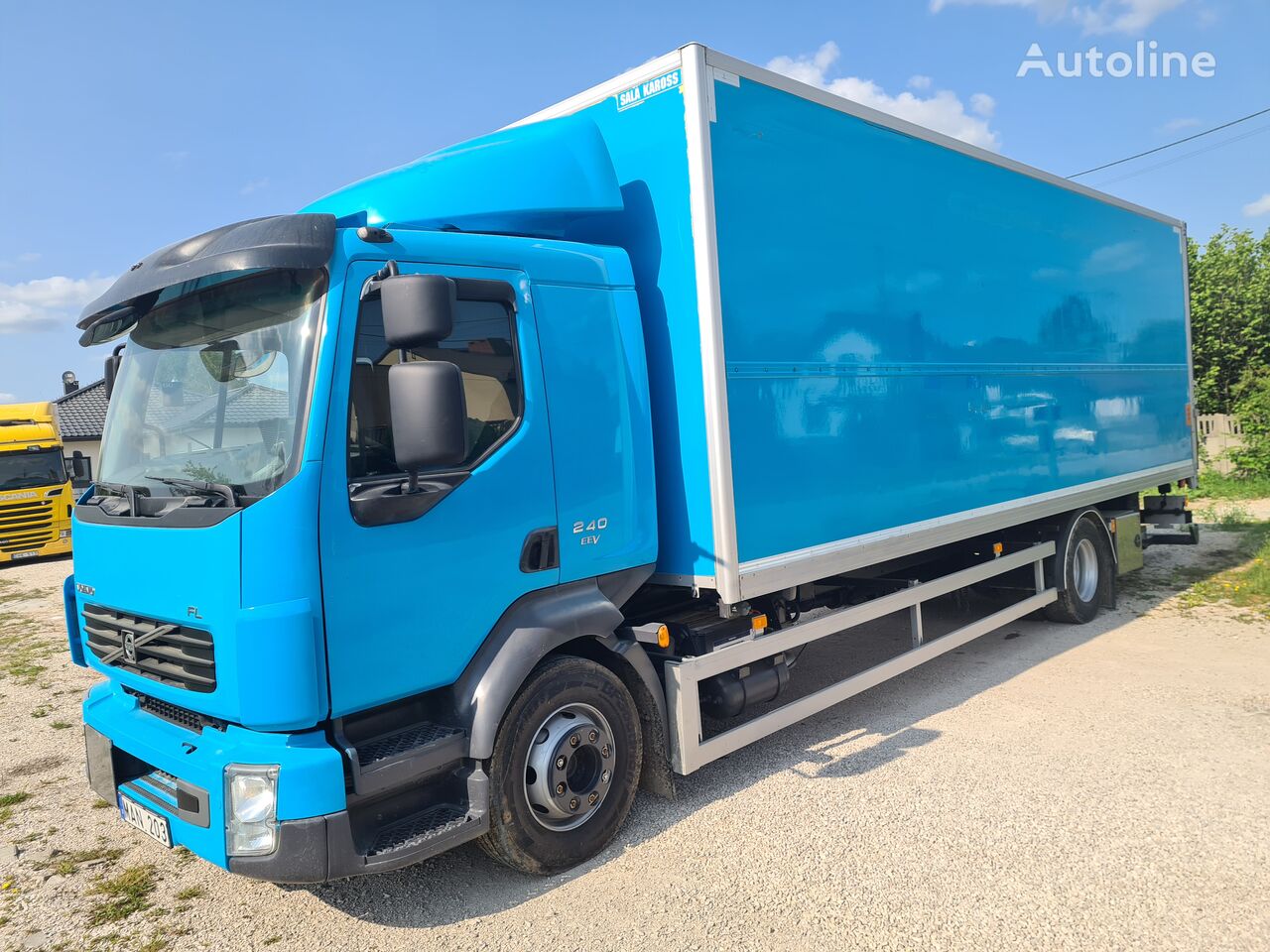 Volvo FL 240 16 TON kravas automašīna furgons