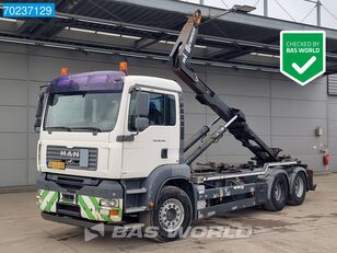 MAN TGA 28.440 6X2 20 tons Multilift NL-Truck Liftachse Euro 5 kravas automašīna pacēlājs ar āķi