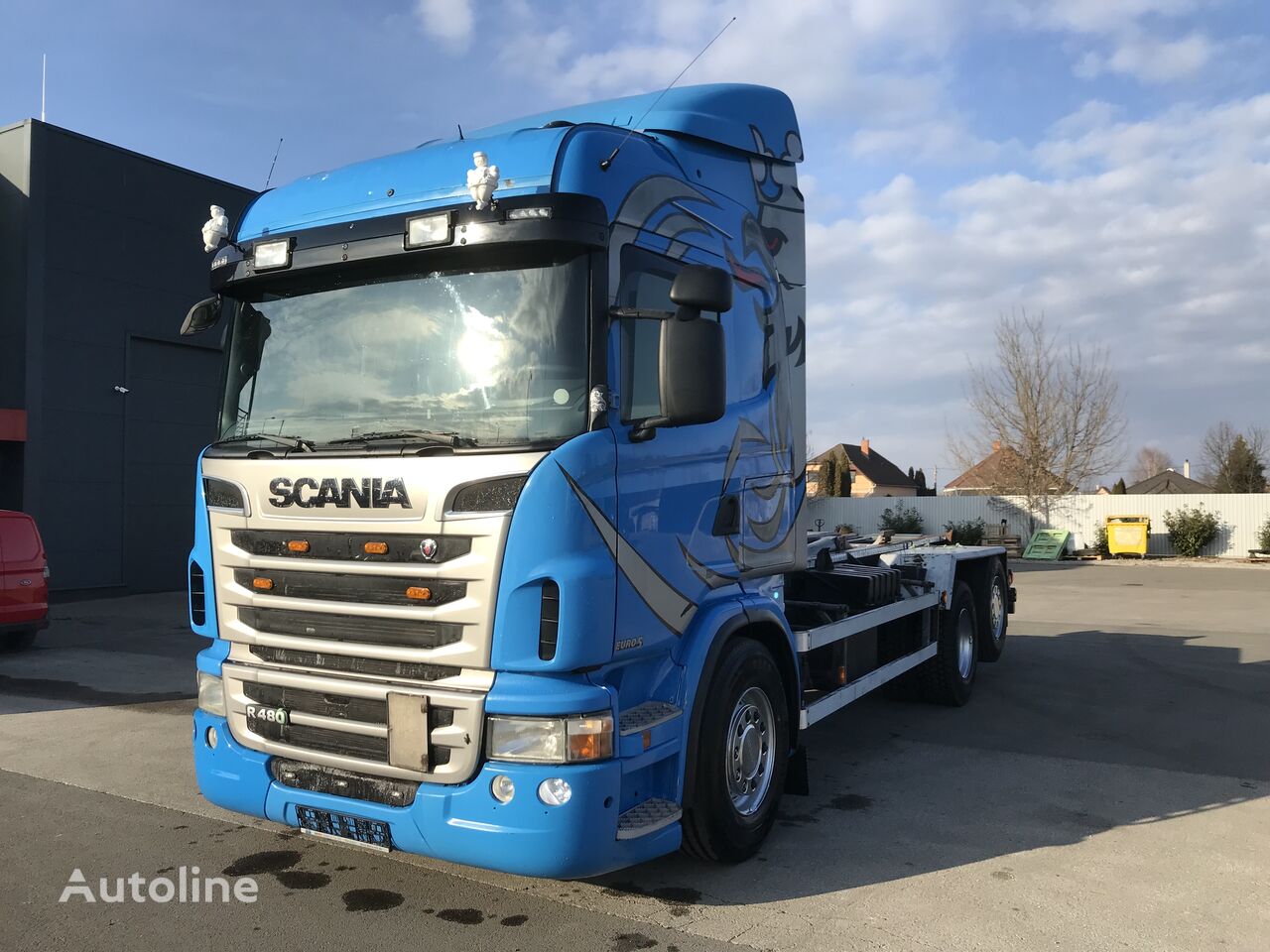 Scania G400 EU5 6X2 MULTILIFT kravas automašīna pacēlājs ar āķi