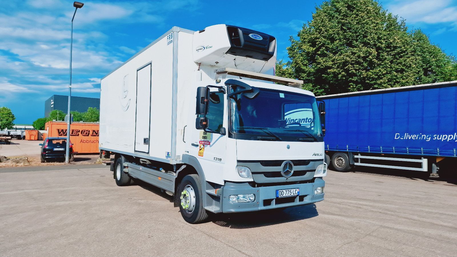 Mercedes-Benz ATEGO 1318 Mit Supra 750Mt Bis-30°C kravas automašīna refrižerators