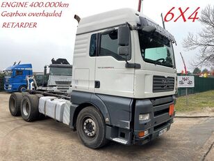 MAN TGA 33.480 6x4 MANUAL GEARBOX ZF - RETARDER - 13T AXLES - EURO 4 kravas automašīna šasija