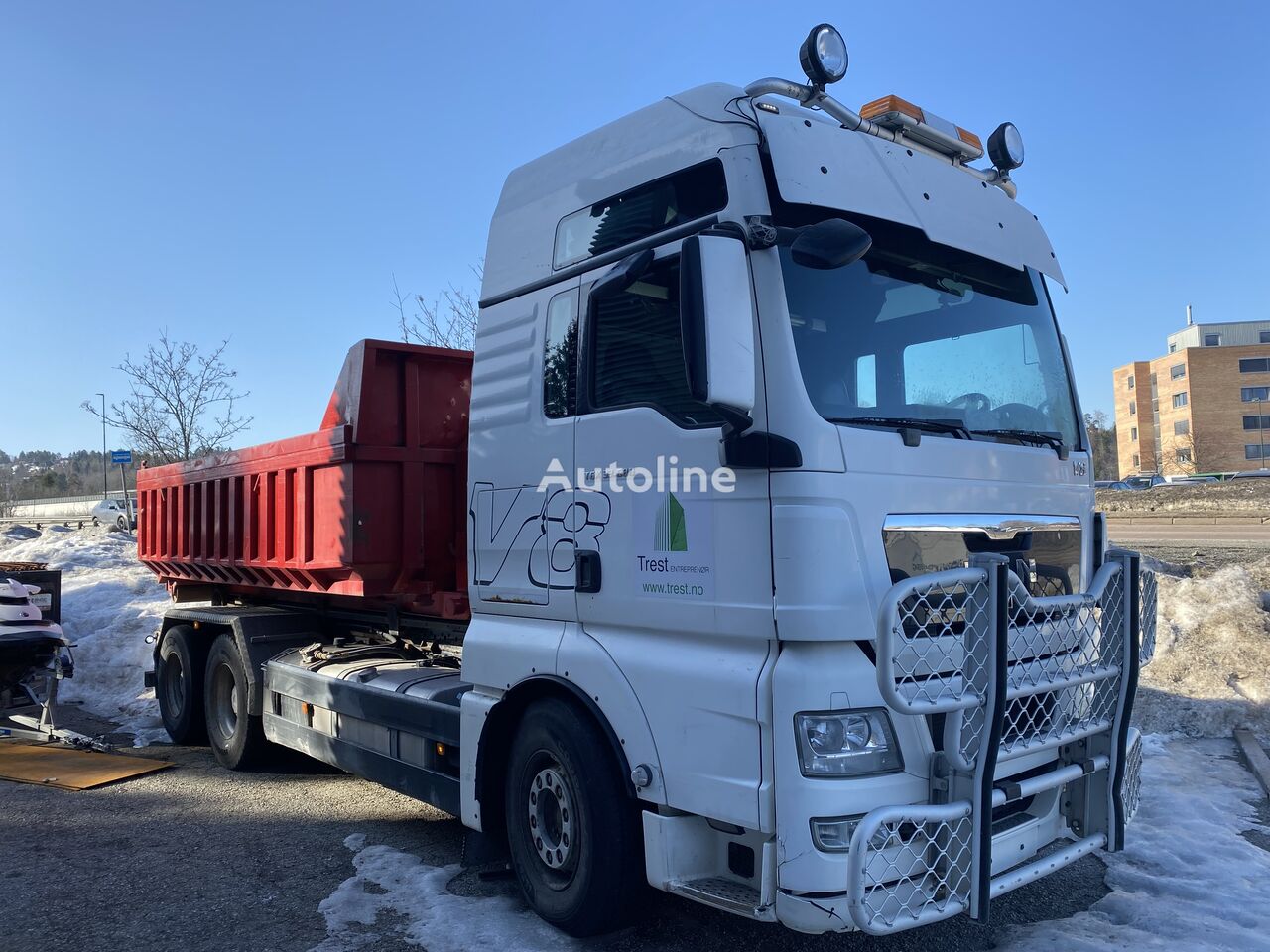 MAN TGX 33.680 V8 6x4 D2868 LF02 rama do zabudowy  kravas automašīna šasija