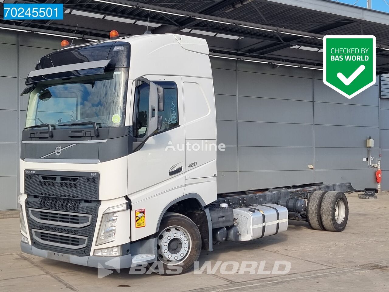 Volvo FH 420 4X2 Globetrotter VEB+ 2x Tanks kravas automašīna šasija