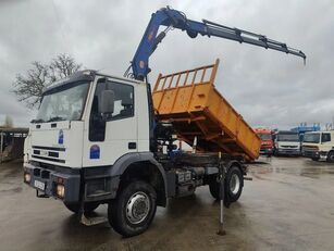 IVECO Eurotrakker 190 E30 W 4X4 kipper + PM 13.5 Crane pašizgāzējs