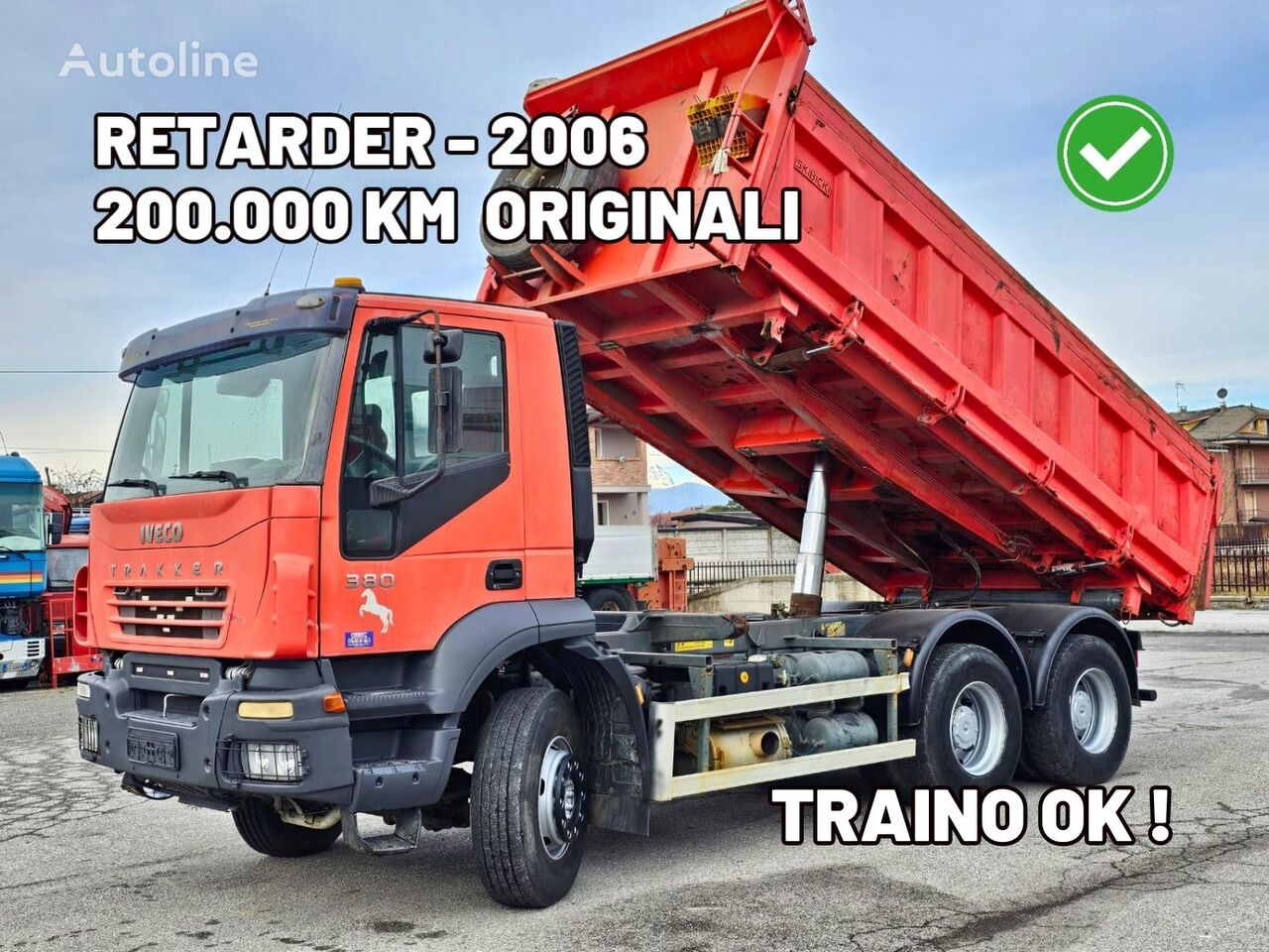 IVECO Trakker 380 Ribaltabile Con Traino pašizgāzējs