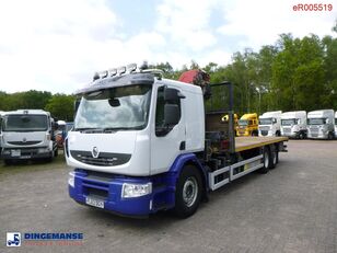 Renault Premium 380 dxi 6x2 RHD + HMF 2620-K4 platforma kravas automašīna