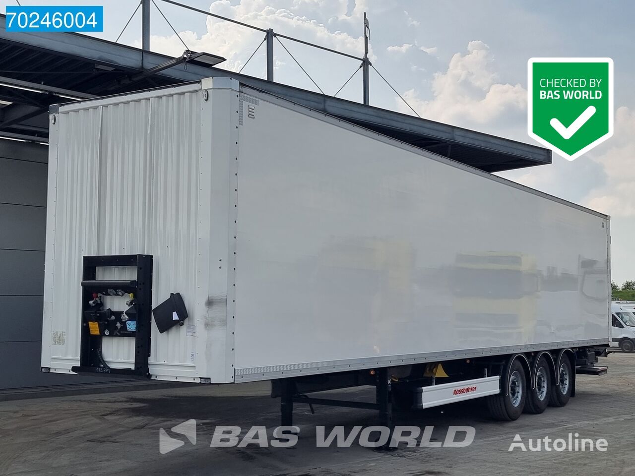 полуприцеп фургон Kässbohrer XS Tailgate TÜV 02/25 Liftachse LBW