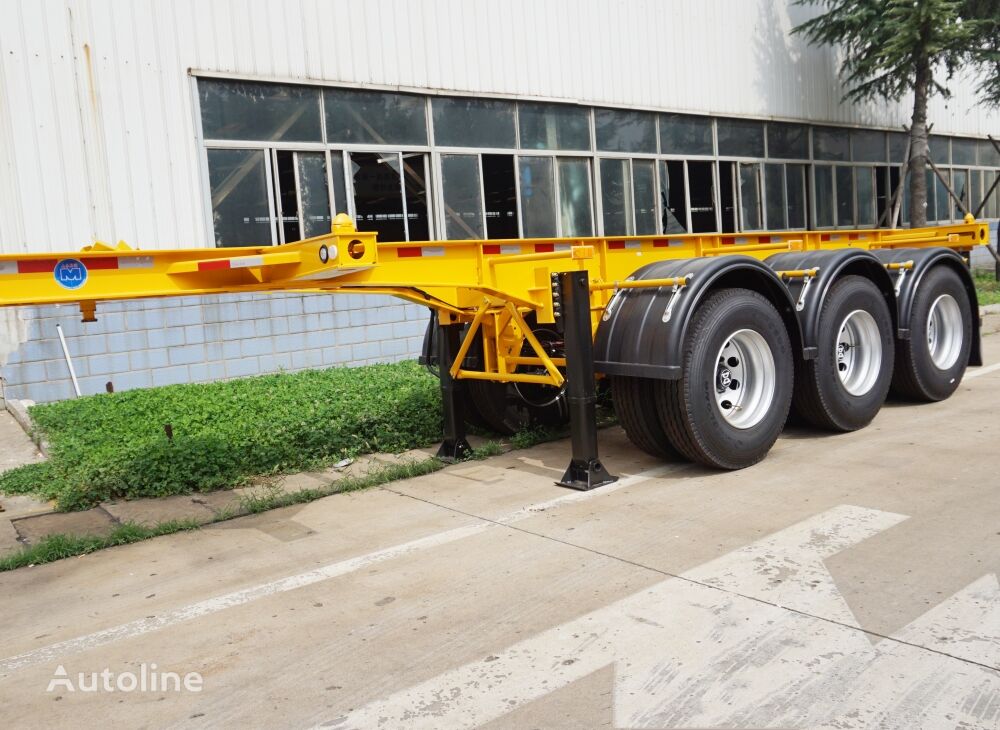 новый полуприцеп контейнеровоз 20ft Skeleton Trailer Chassis with Twist lock for Sale Price - S