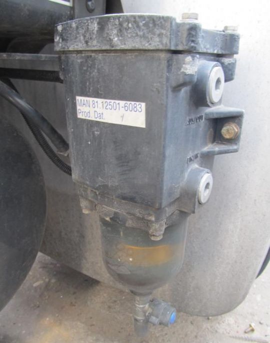 MAN separator paliwa z podgrzewaczem degvielas filtrs paredzēts MAN TGA TGX kravas automašīnas