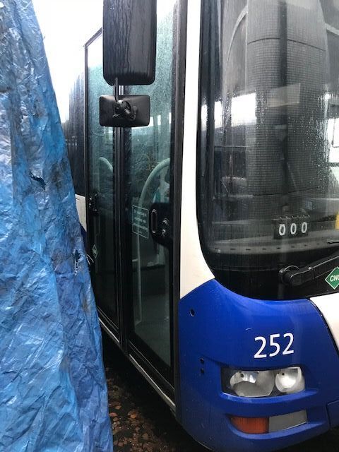 durvis paredzēts MAN A23 autobusa