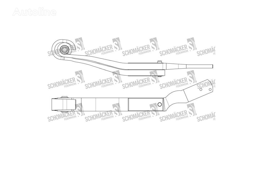 Scania Schomäcker 90235000, O.E. 1916216 1916216 pusatspere paredzēts kravas automašīnas