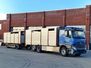 скотовоз Mercedes-Benz Actros 2548 6x2 - Livestock 1 deck - Truck + Trailer - Euro6 - F