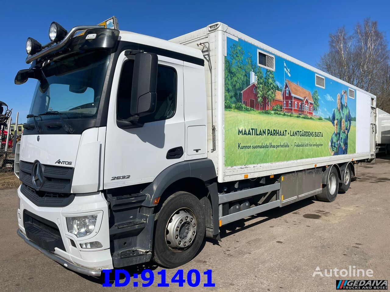 скотовоз Mercedes-Benz Antos 2532 - 6x2 - Euro 6 - Animal transport