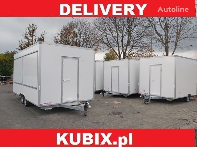 jauns Kubix Two-axle commercial trailer 520x230x230 2700kg tirdzniecības piekabe