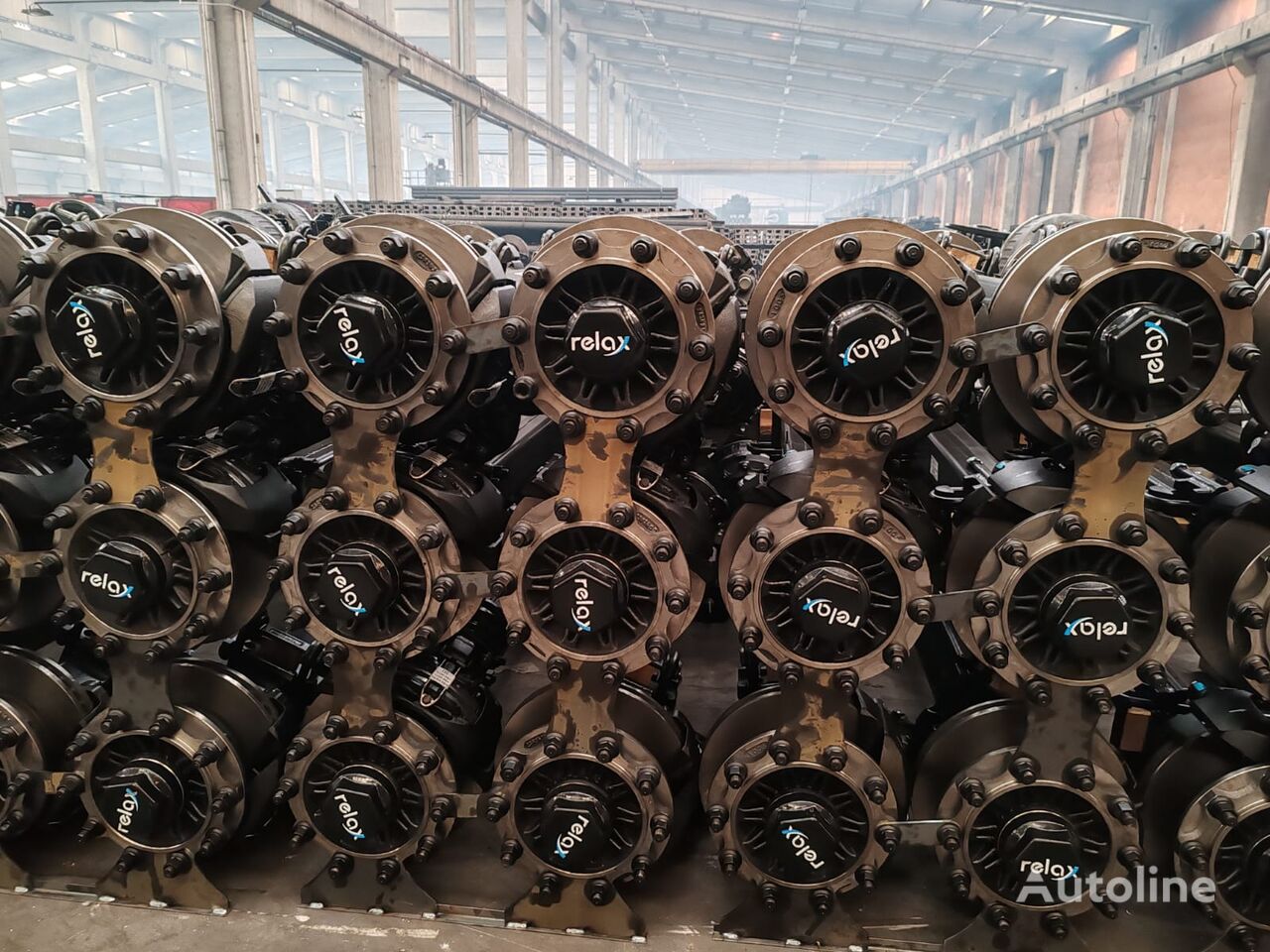 ось для полуприцепа RelaxParts SEMI TRAILER DISC DRUM AXLE DIRECTLY FROM MANUFACTURER COMPANY